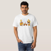 スリップリージョーのビールグラス ピルナーグラス スタイン ジョッキ Tシャツ (正面フル)