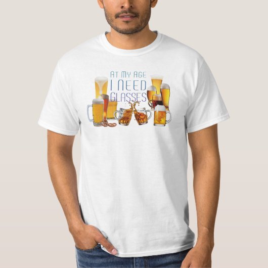 スリップリージョーのビールグラス ピルナーグラス スタイン ジョッキ Tシャツ (正面)