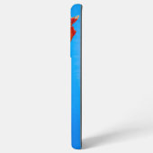 スリップリージョーのフィッシュプライド トロピカルグリーン ブルー パープル SAMSUNG GALAXYケース (裏面横)