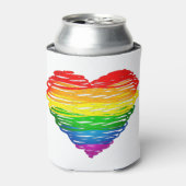 スリップリージョーのプライドが書き殴ったハート型の落書き 缶クーラー (缶正面)