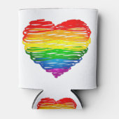 スリップリージョーのプライドが書き殴ったハート型の落書き 缶クーラー (正面)