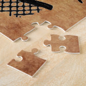 スリップリージョーのプリンセスが面白く歩く1950年代のヴィンテージ ジグソーパズル (側面)