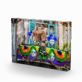 スリップリージョーのマーディグラ・マスク ビーズ デコレーションズ フォトブロック (右)