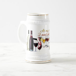 スリップリージョーのワイン飲料食器の生意気な駒 赤白 ビールジョッキ