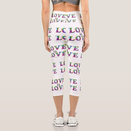 スリップリージョーの愛は愛がしたたり落ちる 溶けていくダイナミックな様子 カプリレギンス (裏面)