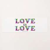 スリップリージョーの愛は愛がしたたり落ちる 溶けていくダイナミックな様子 ヨガマット (裏面(横))