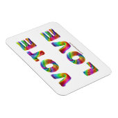 スリップリージョーの投票は愛と平等を虹色のふわふわとした質感で表現 マグネット (右側)