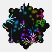 スリップリージョーの活気あるクリスマスの雰囲気 オーナメントカード (裏面)