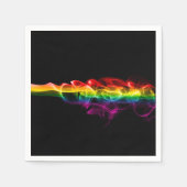 スリップリージョーの煙、鮮やかな虹色が祝う スタンダードカクテルナプキン (正面)