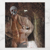 スリップリージョーの筋肉質なゴースト ストーンの薄暗いトンネル ワインラベル (シングルラベル)