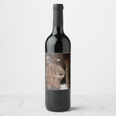 スリップリージョーの筋肉質なゴースト ストーンの薄暗いトンネル ワインラベル (正面)