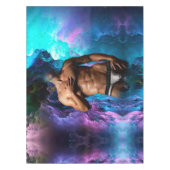 スリップリージョーの筋肉質な男の下着のふんわりとしたバイタミンH テーブルクロス (正面)