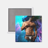 スリップリージョーの筋肉質な男の下着のふんわりとしたバイタミンＨ マグネット (正面/裏面)