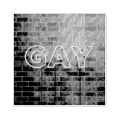 スリップリージョーの鮮やかなゲイ ネオン ラバースタンプ (インプリント)