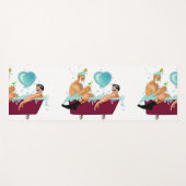 スリップリージョーの2人のゲイの男性は漫画の風呂の石鹸が好き ヨガマット (正面(横))