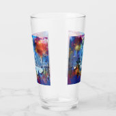 スリップリージョー ニューヨークシティー グラフィティ 月に囲まれて うずまき タンブラーグラス (右)