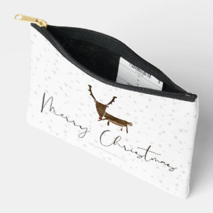 スリップリージョー メリークリスマス 赤い鼻のトナカイ アクセサリーポーチ
