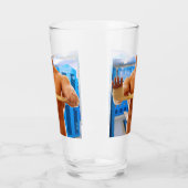 スリップリージョー 筋肉質な男 腹筋 ロッカールーム タイル張りの床 タンブラーグラス (左)