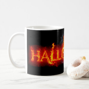 スリップリージョー halloween 炎の文字 コーヒーマグカップ