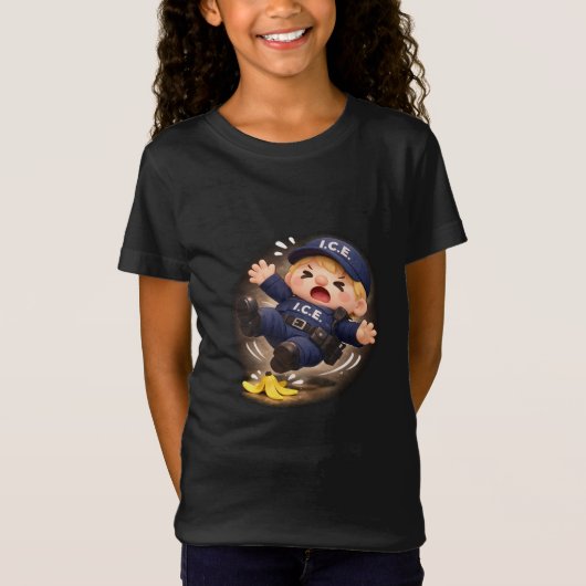 スリップ注意 Tシャツ (正面)
