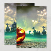 スリッペリージョーのハッピー・ハロウィン墓地 シーズンカード (正面/裏面)