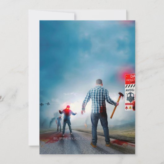 スリッペリージョーのハッピー・ハロウィン・グロウイング・アイ・ゾンビ シーズンカード (正面)