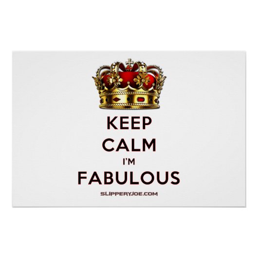 スリッペリージョーの落ち着いて素晴らしい光り輝く王冠 ポスター (正面)