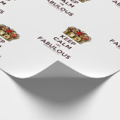 スリッペリージョーの落ち着いて素晴らしい光り輝く王冠 ラッピングペーパー (角)