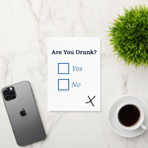スリッペリージョーの、あなたは酔ってる?ユーモアたっぷりで少し皮肉 箔シーズンカード