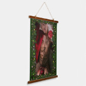 スリッperyジョー男の胸部シックスパック腹筋裸の胴体 吊り下げ型タペストリー (傾斜あり)