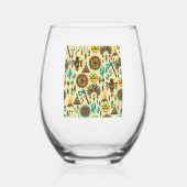 スリテルスタリン ステムなしワイングラス (正面)