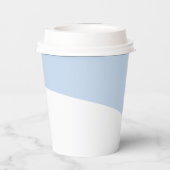 スリディングホットココアウィンターバースデーパーティー 紙コップ (裏面)