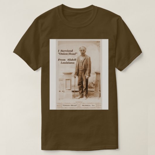 スリデルルイジアナTシャツのオニオンヘッド Tシャツ (デザイン正面)