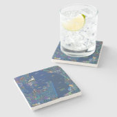 スリナガル日 – 大理石コースター ストーンコースター (横)