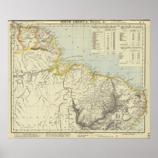 スリナムとブラジル ポスター (正面)