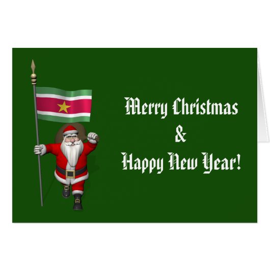 スリナムの兆候のあるサンタクロース (正面横)