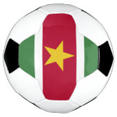 スリナムの国旗 サッカーボール (回転)
