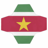 スリナムの国旗 サッカーボール (フラット)
