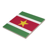 スリナムの国旗 タイル (側面)