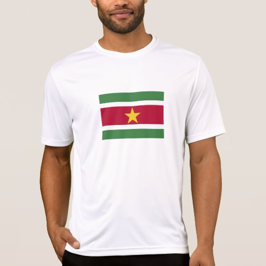 スリナムの旗 Tシャツ (正面)