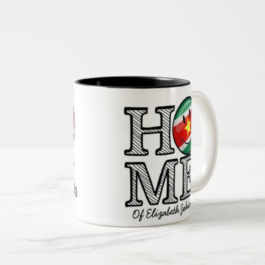 スリナムフラグハウスウォーマー ツートーンマグカップ (正面右)