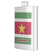 スリナム国エレガント国国旗 フラスク (左)