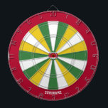 スリナム国カラフル国国旗 ダーツボード<br><div class="desc">スリナカラフルム国旗の色のスリナム国旗の愛国的ダーツボード。ダーツボードは、すべての国旗の色で円形の輪郭で囲まれた20スライスで覆われる絵を描。国旗の小さな表示は、ボードの中央に非常に微妙に統合されている。デザインはダーツボードの底に文字「スリナム」と補完されている。文字は「it!」機能を使カスタマイズ用して完全にカスタマイズ可能。自由に感じ変更したり、削除したり、独自の追加を行う。この魅力的と非常にカラフルのデザインは素晴らしダーツのゲ素晴らしームのためのギフトとパートナーである。©世界の国</div>