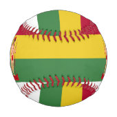スリナム国旗と軍備愛国服 野球ボール (裏面)