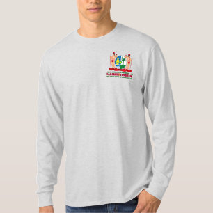 スリナム国旗と軍備愛国服 Tシャツ