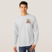 スリナム国旗と軍備愛国服 Tシャツ (正面フル)