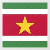 スリナム国旗 ウィンドウサイン (シート)