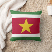 スリナム国旗 クッション (ブランケット)