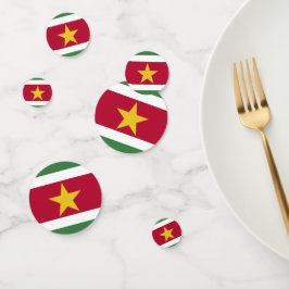 スリナム国旗 コンフェッティ