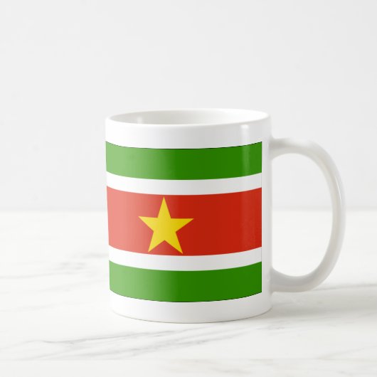 スリナム国旗 コーヒーマグカップ (右)